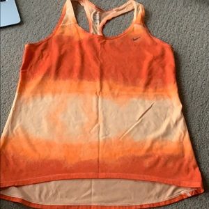 Nike orange tank